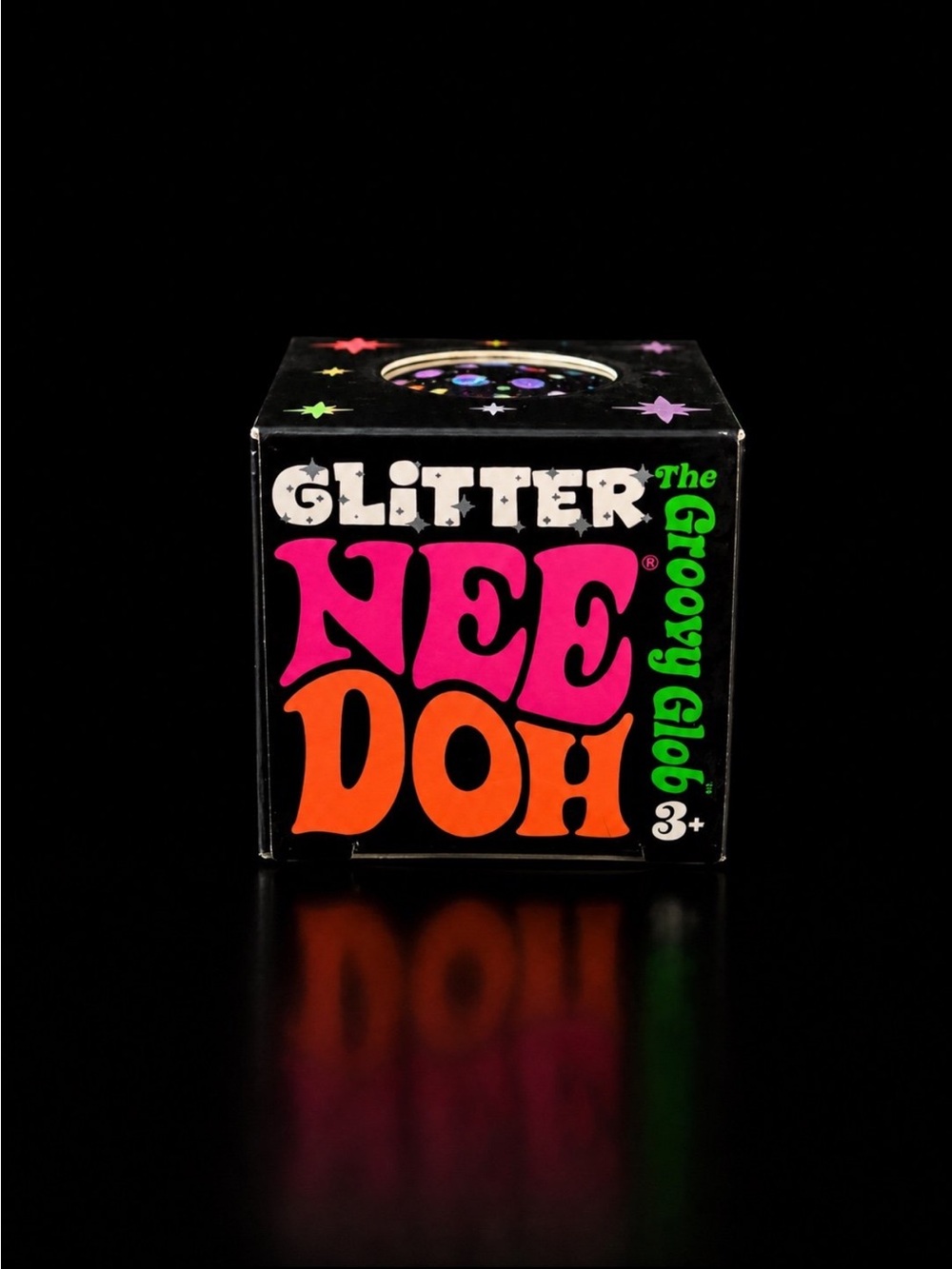 RARE ** Needoh Glitter Groovy Glob - random color